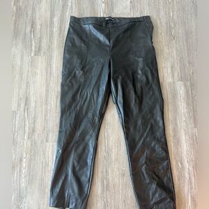 Zara Leather Legging Pants